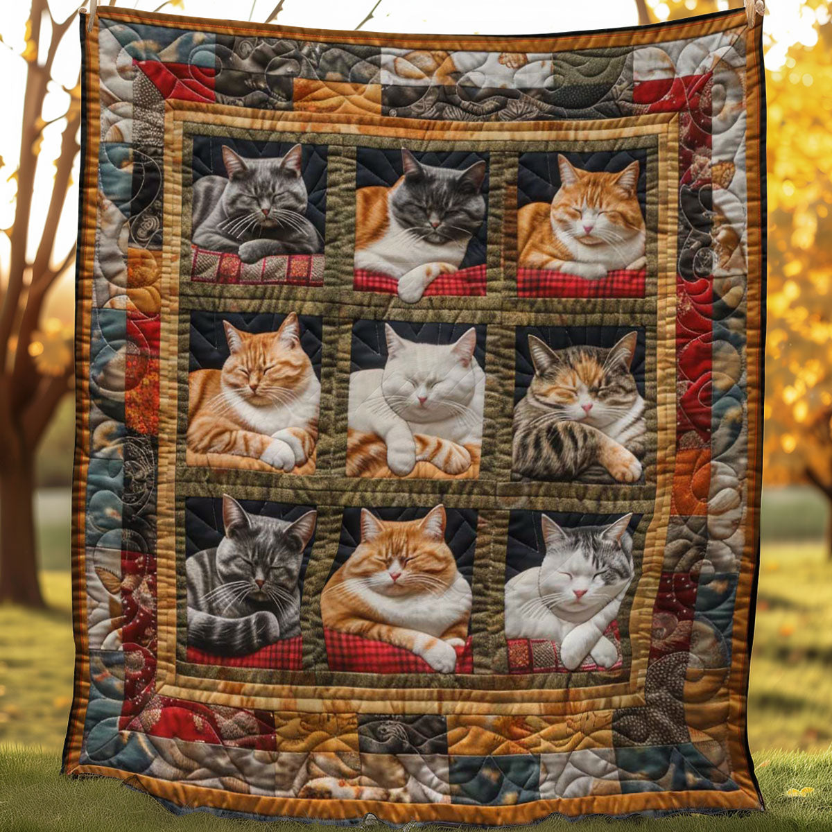 Serene Cats WN1508027CL Quilt