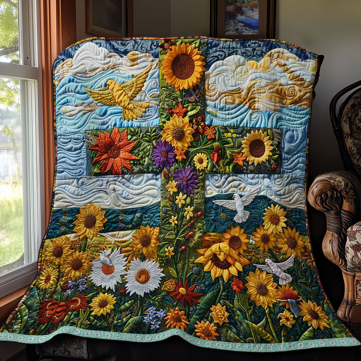 Serenity Cross WN0509014CL Quilt