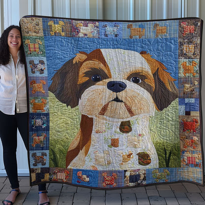 Shih Tzu Bliss WN0608048CL Quilt