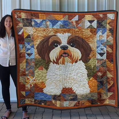 Shih Tzu cute WN0608045CL Quilt