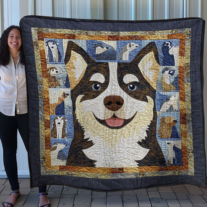 Siberian Husky Bliss WN0608052CL Quilt