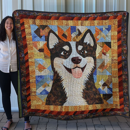 Siberian Husky Funny WN0608050CL Quilt