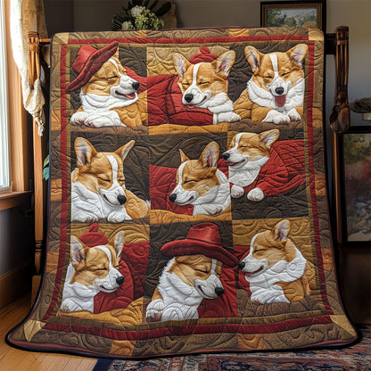 Sleeping Corgi SR2208032CL Quilt