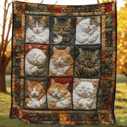 Sleepy Head Cats WN2108030CL Quilt