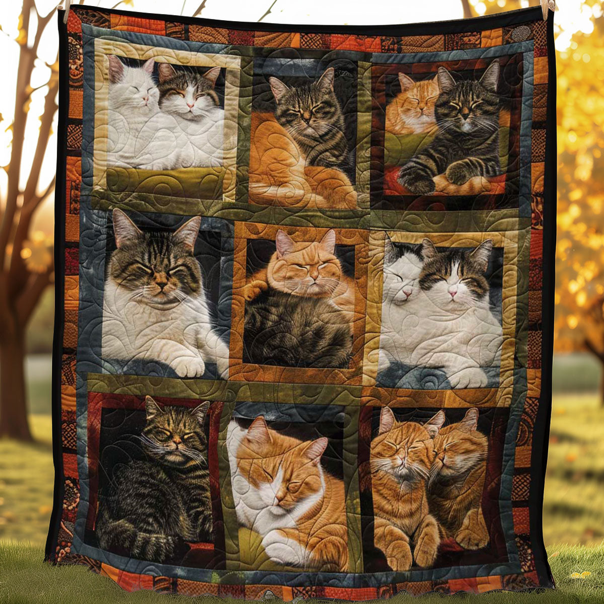 Snoozy Cats WN1508039CL Quilt