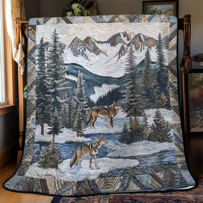Snow Wolves Forest SR2208012CL Quilt