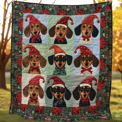 Snowy Dachshund WN1508072CL Quilt