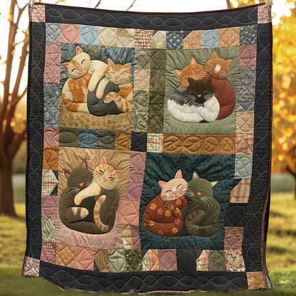 Snuggle Cat Throw WN2108006CL Quilt