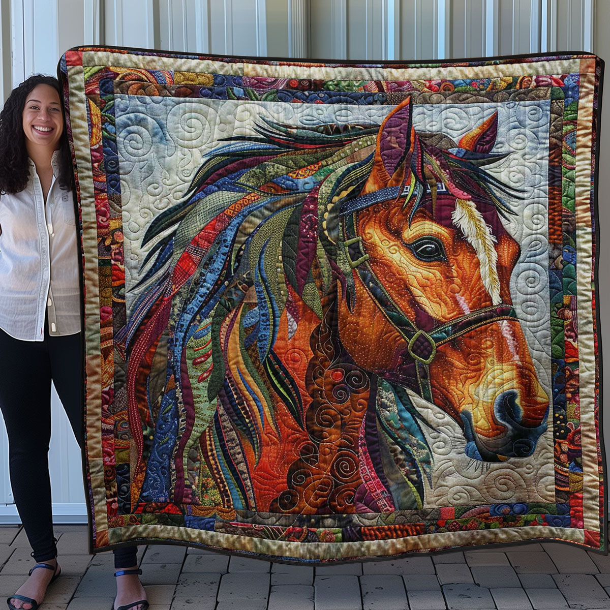 Spirit Horse WN3007035CL Quilt