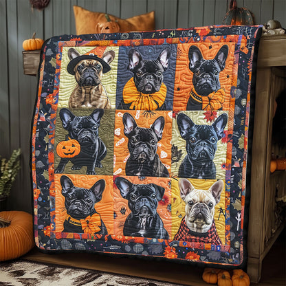 Spooky French Bulldog SR2008058CL Quilt