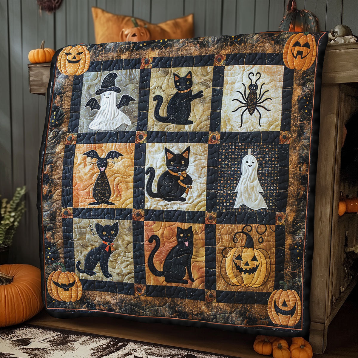 Spooky Halloween Collection SR2108034CL Quilt