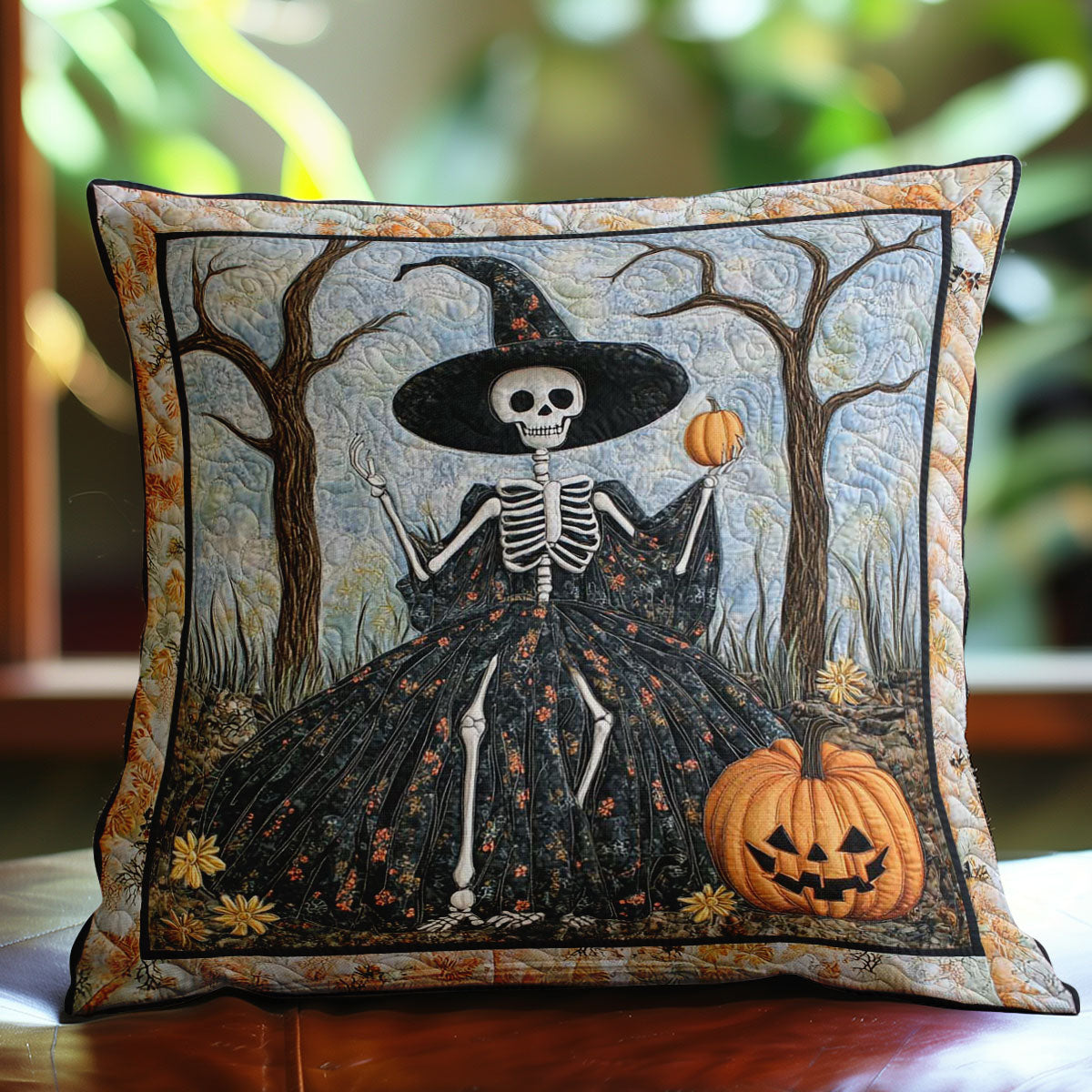 Spooky Witchcraft WN0308057CL Quilt Pillow Case