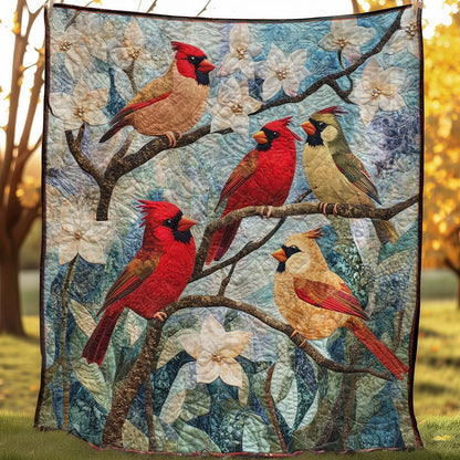 Spring Cardinals WM3107001CL Quilt