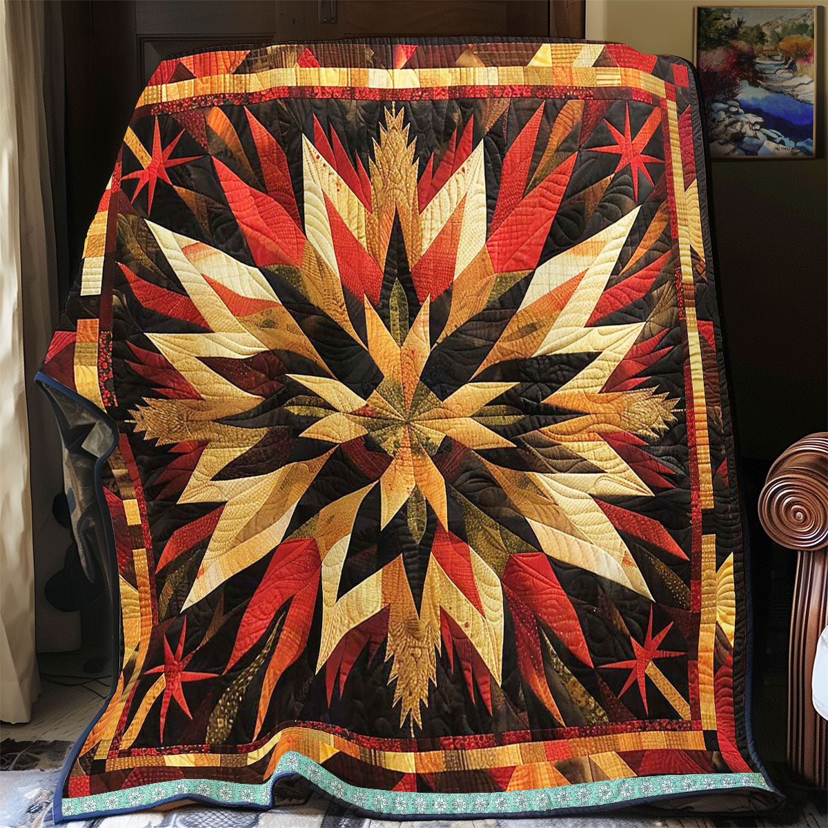 Star Native American WN1609069CL Quilt