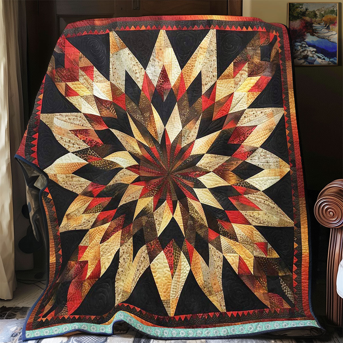 Star Native American WN1609070CL Quilt