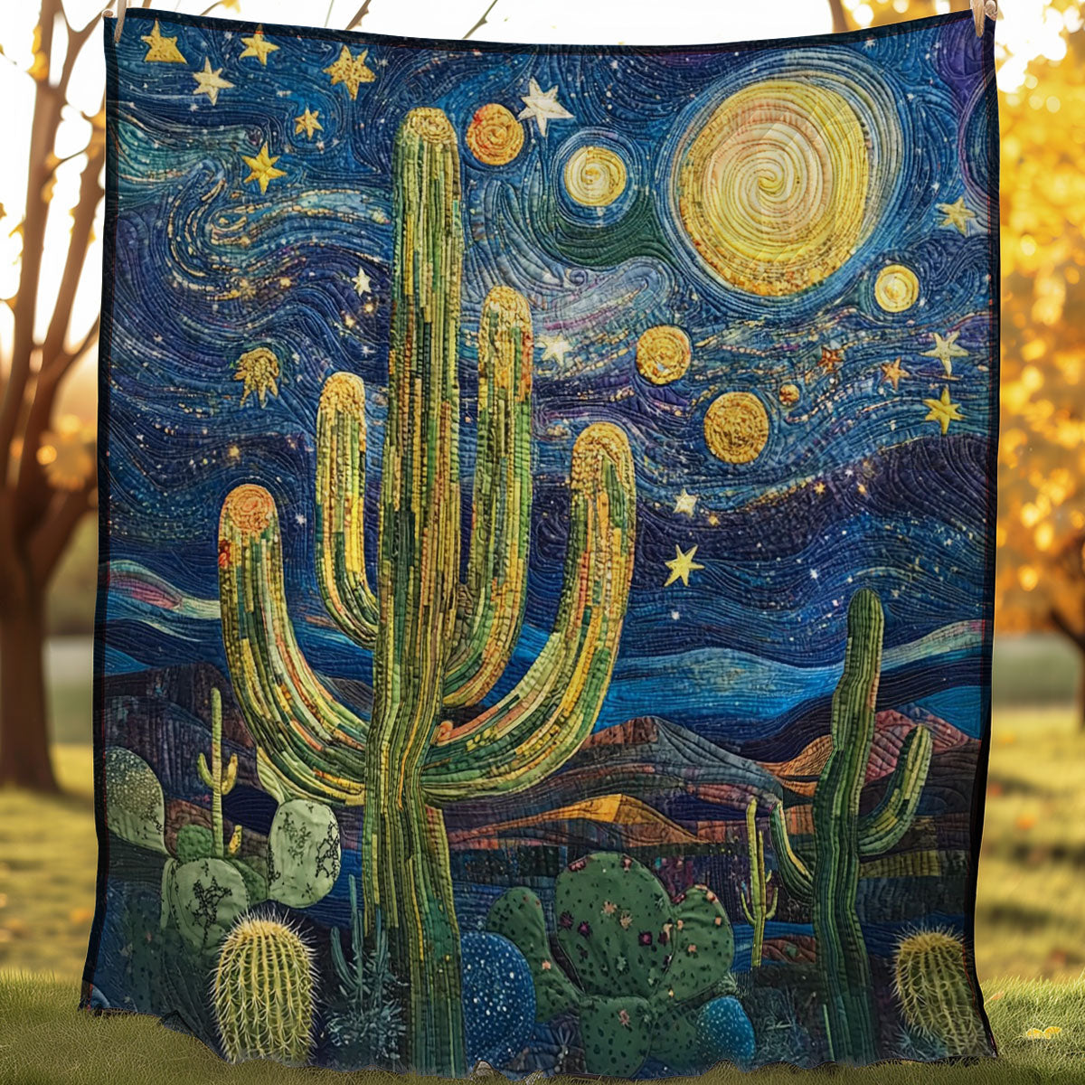 Starry Cactus WM3107001CL Quilt