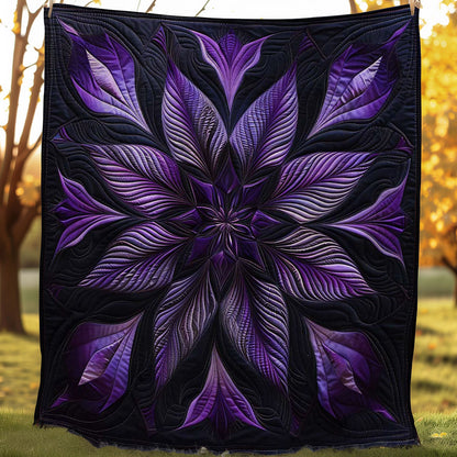 Stunning Purple Flower WN1508094CL Quilt