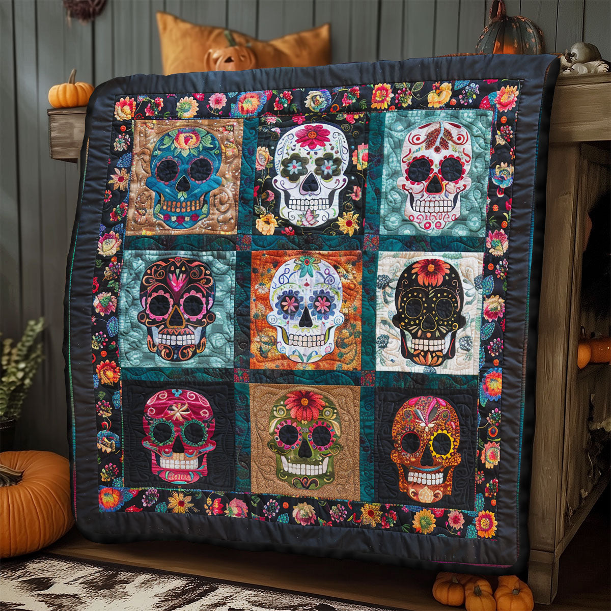 Sugar Skull Magic SR0908045CL Quilt