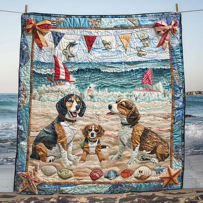 Summer Beagles SR1008054CL Quilt