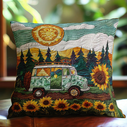 Sunflower Adventure WN1608061CL Quilt Pillow Case