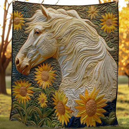 Sunflower Horse WN2108045CL Quilt