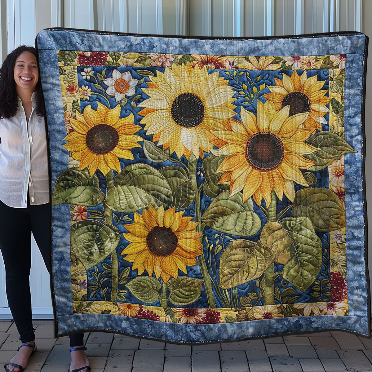 Sunflowers WN3007041CL Quilt