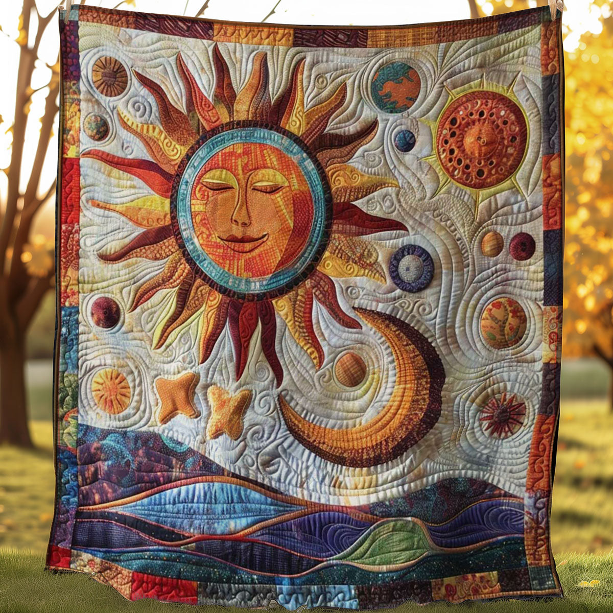 Sunlit Cosmos WN1008065CL Quilt