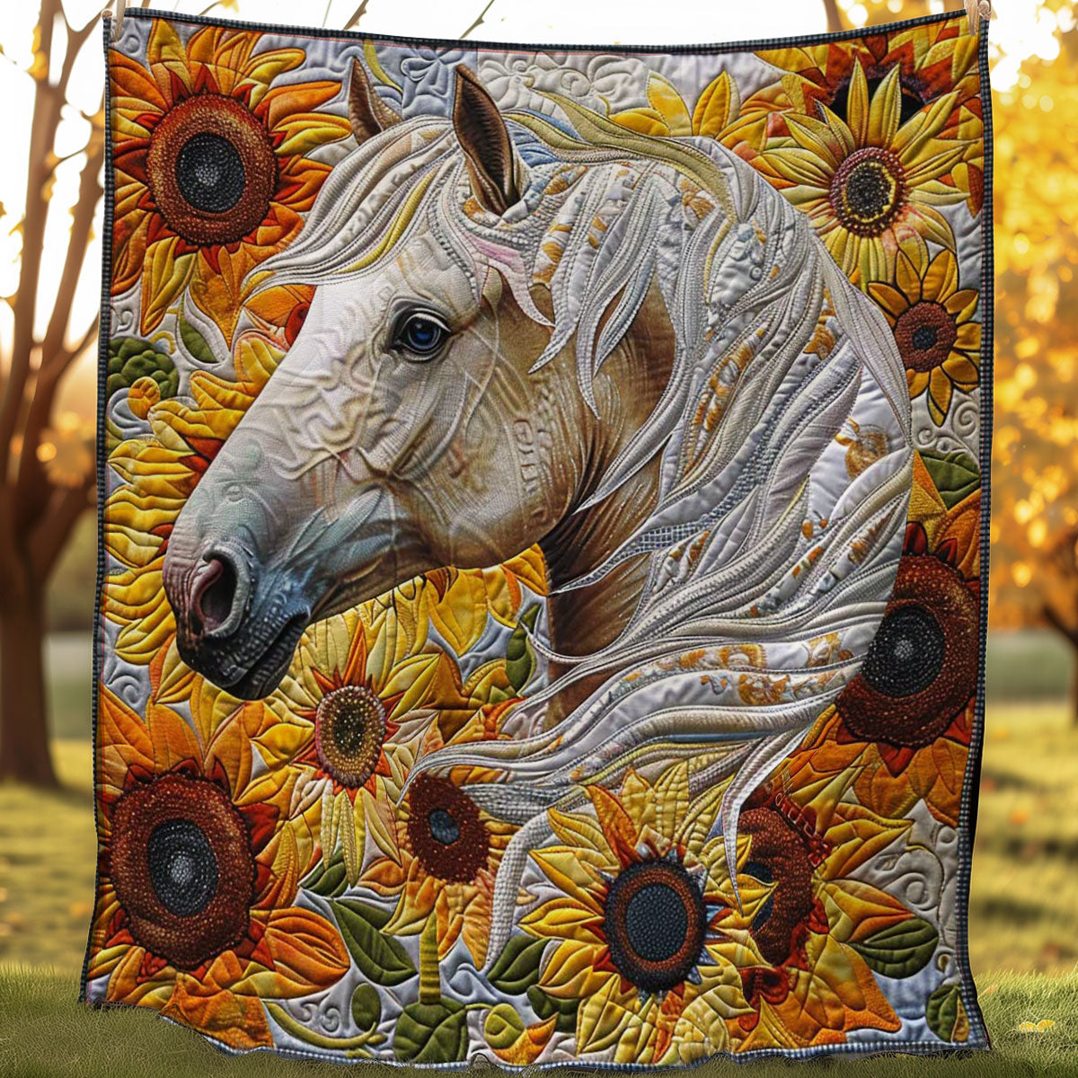 Sunlit Horse WN2108080CL Quilt