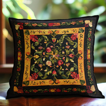 Symmetrical Flowers WN0308058CL Quilt Pillow Case