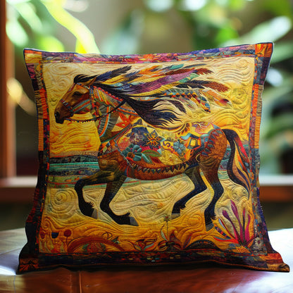 Tribal Horsemen WN3007093CL Quilt Pillow Case