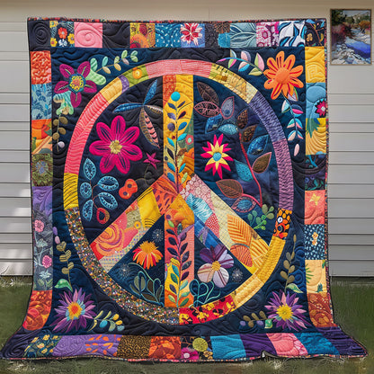 Trippy Hippie Sign SR1008033CL Quilt