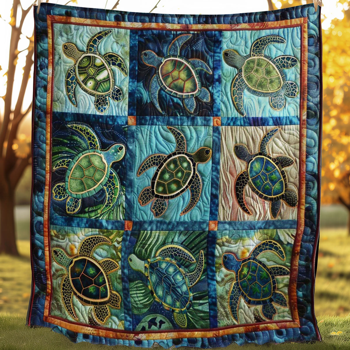 Turtle Current WN2108070CL Quilt