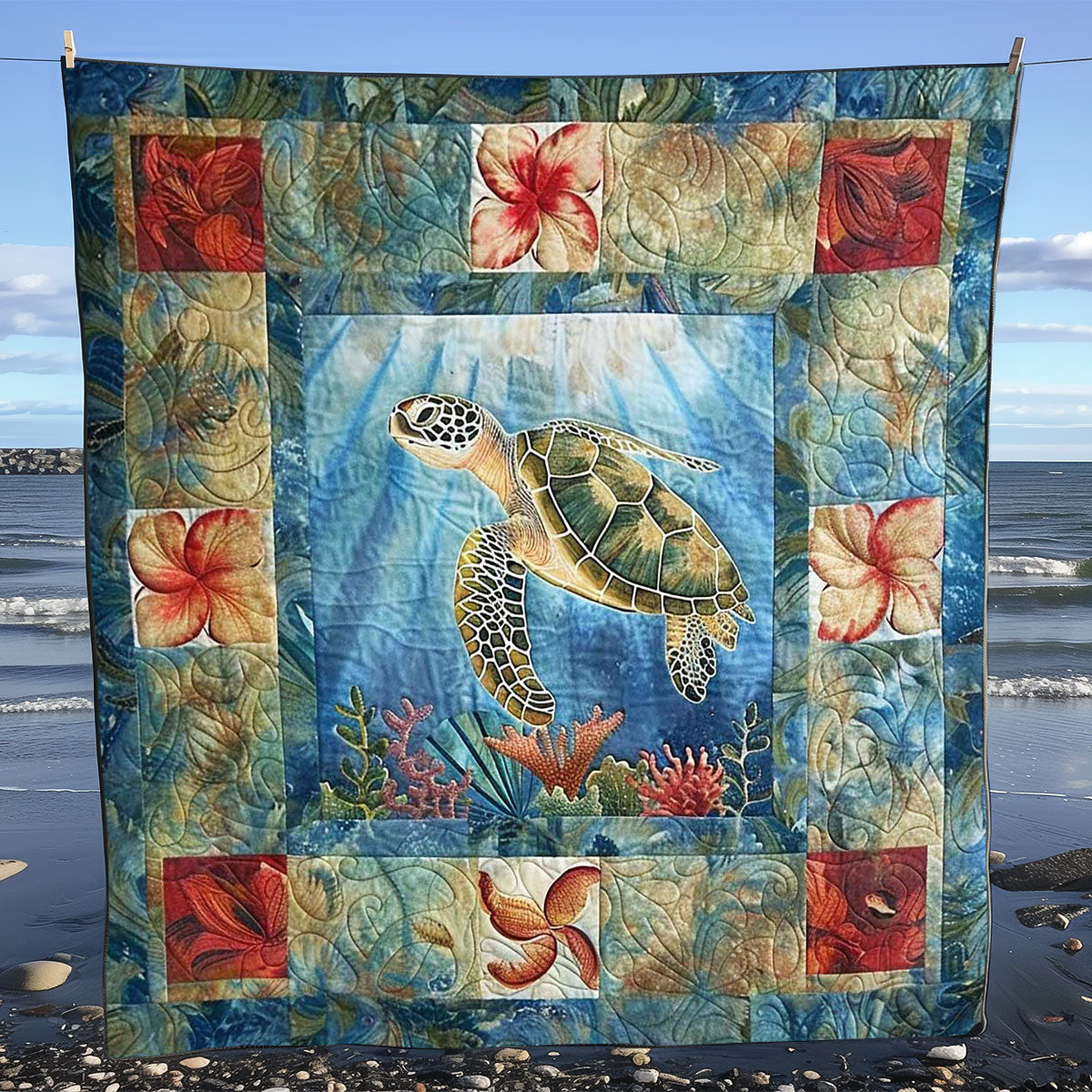 Turtle Mystique WN0808046CL Quilt