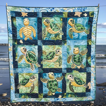 Turtle Ocean Drift WN0808106CL Quilt