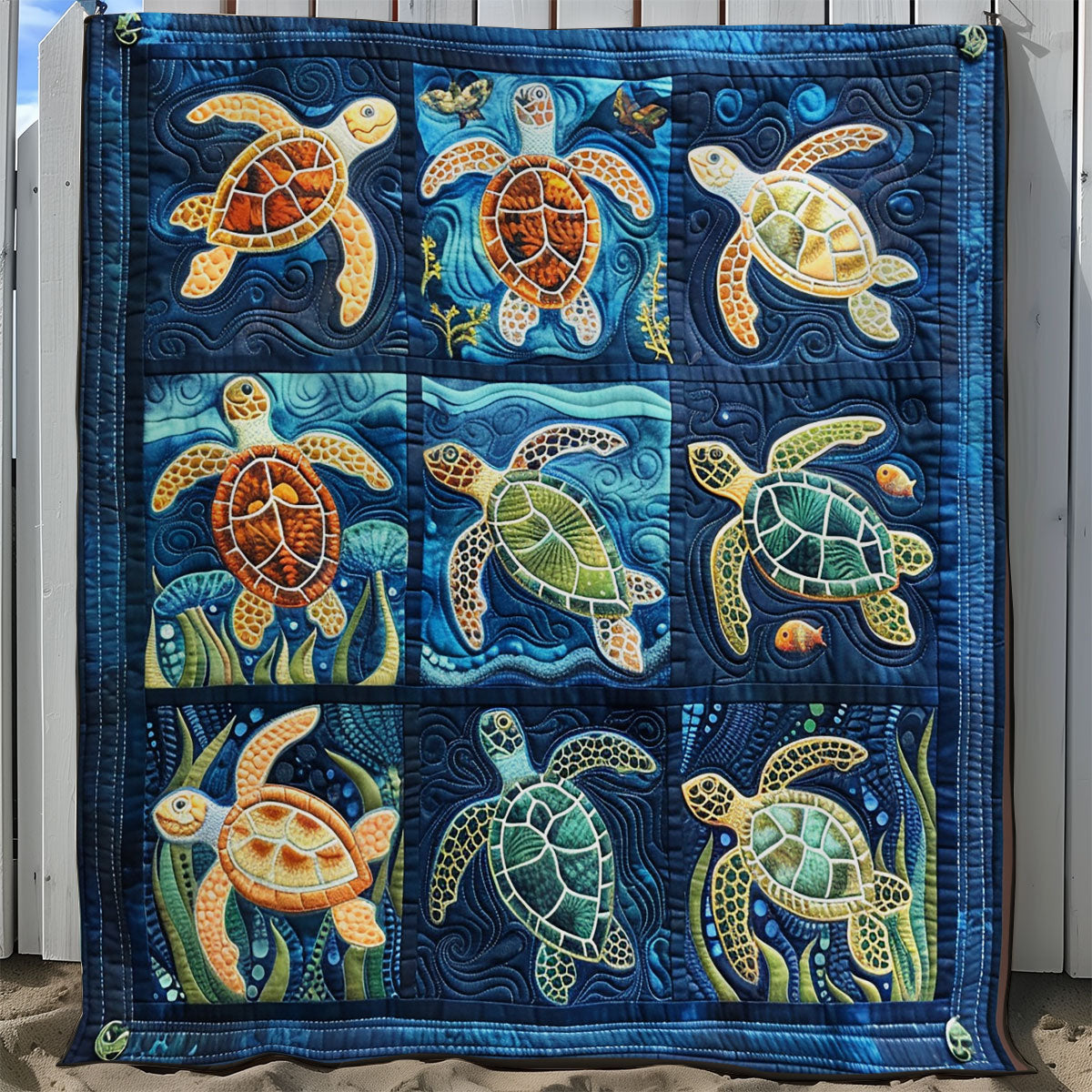 Turtle Ocean SR2208004CL Quilt