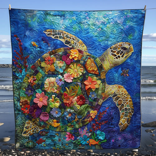 Turtle On Sea WM0509026CL Quilt