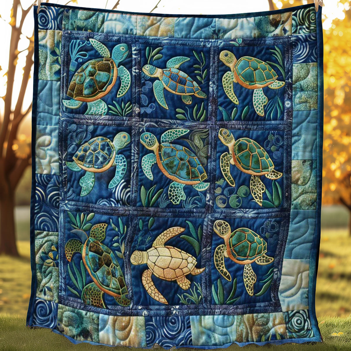 Turtle Quest WN2108072CL Quilt