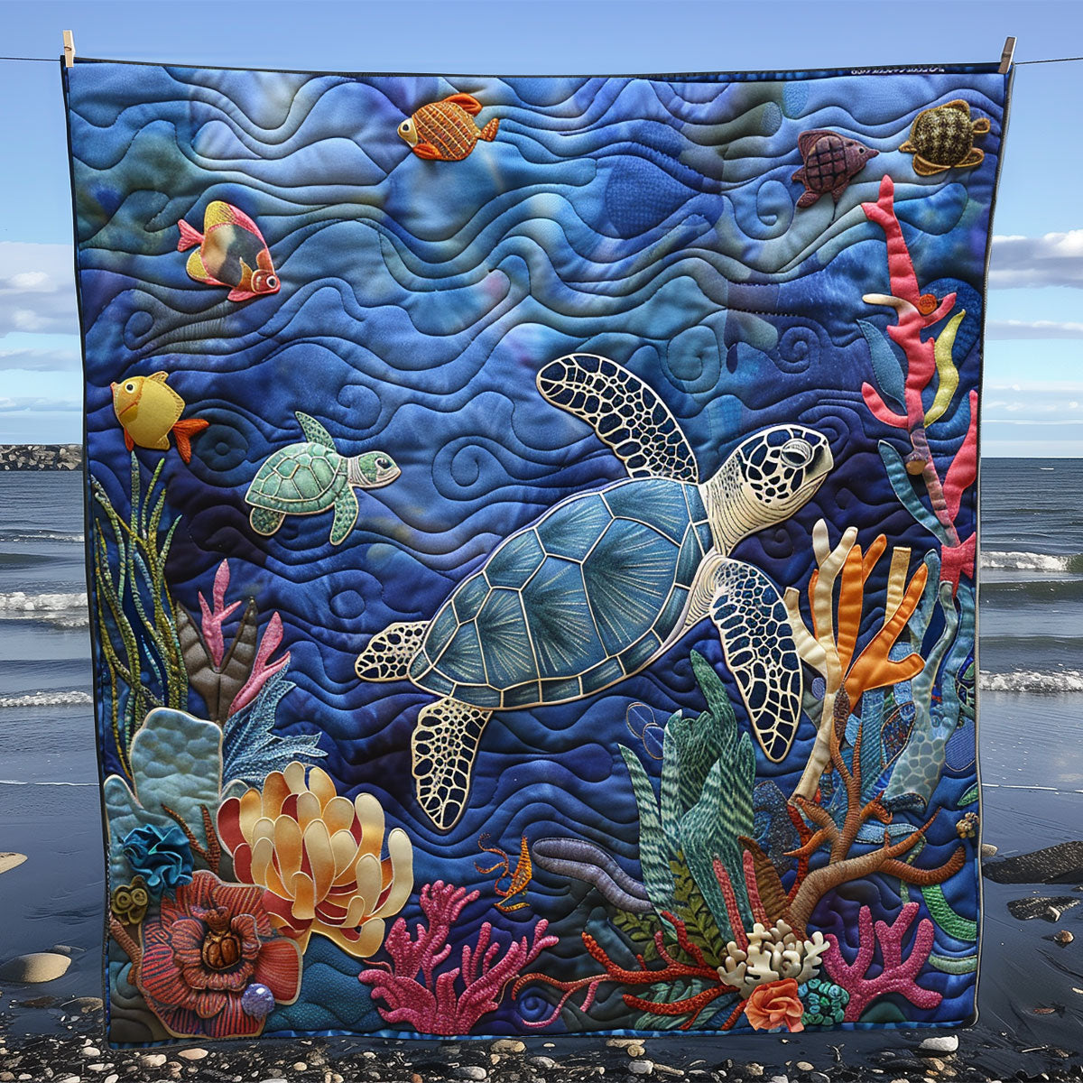 Turtle Reef Bliss WN1008092CL Quilt