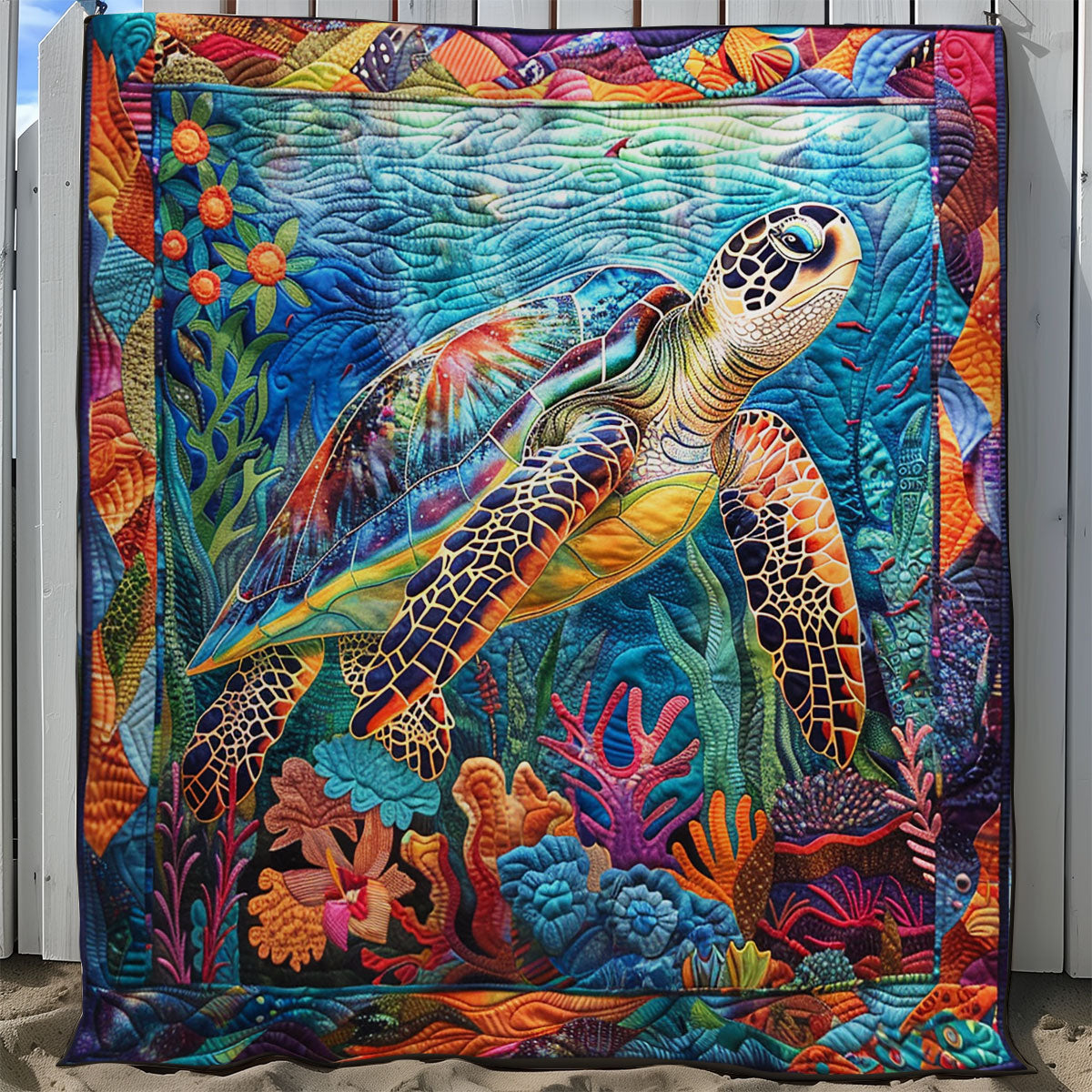 Turtle Sea SR2008043CL Quilt