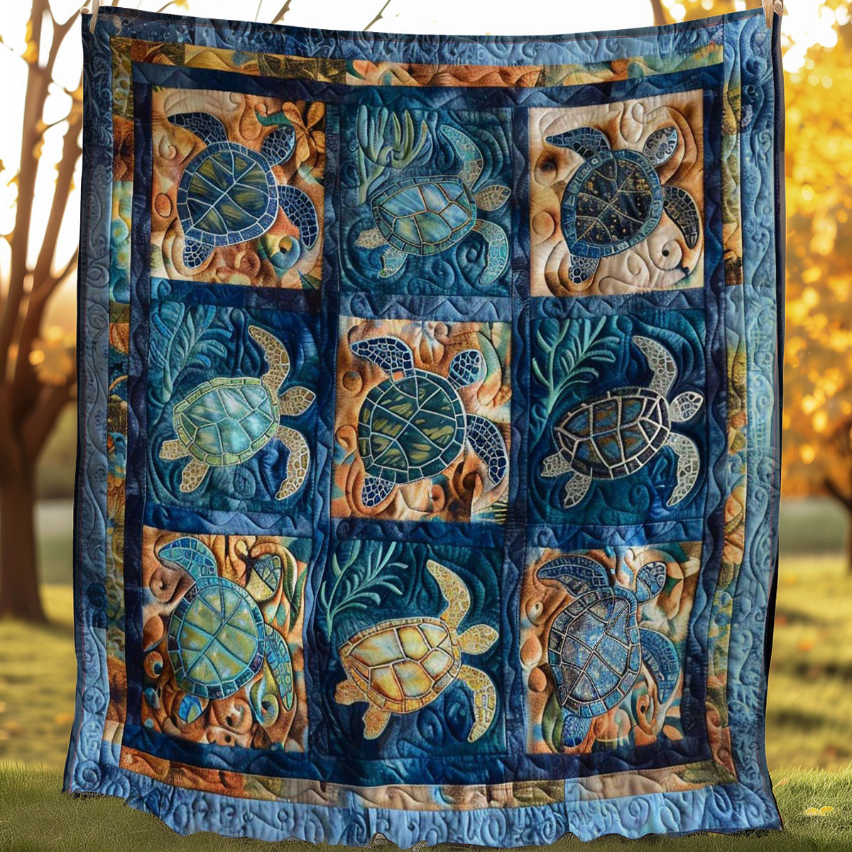 Turtle Swirl WN2108073CL Quilt