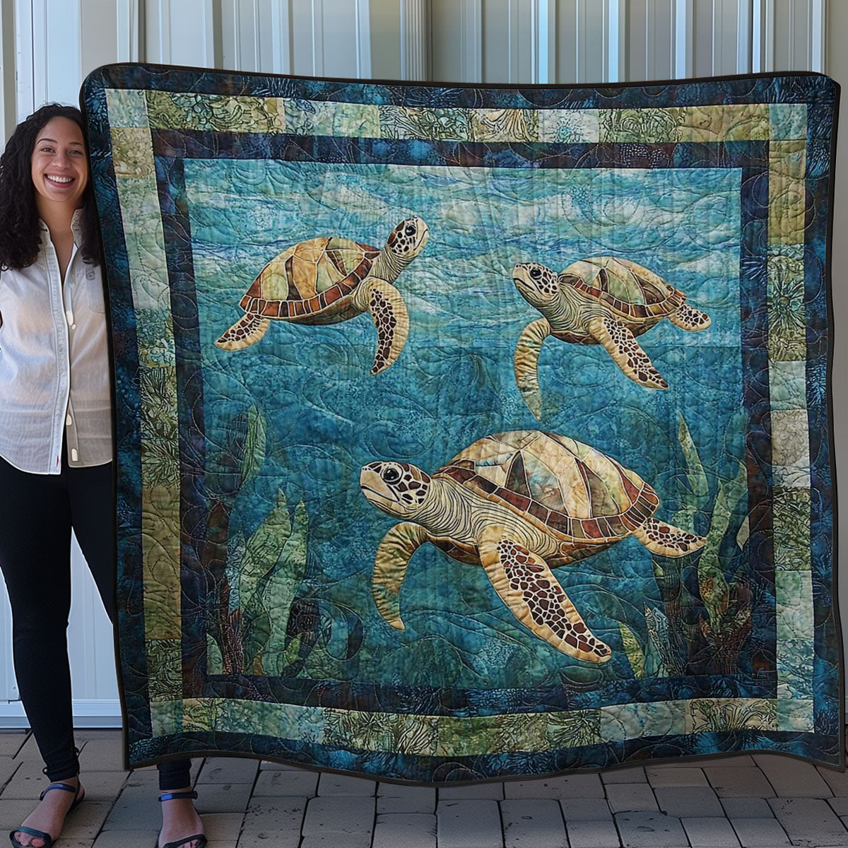 Turtle Tides WN0508010CL Quilt