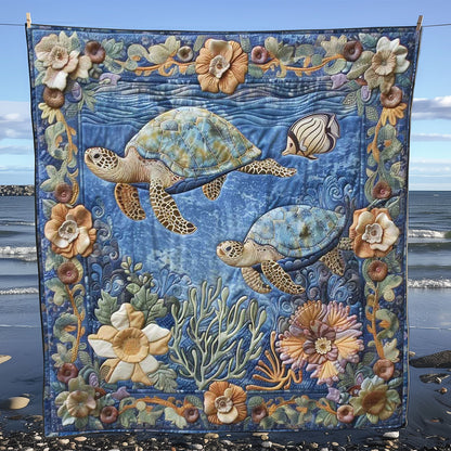 Underwater Turtle WN1008016CL Quilt