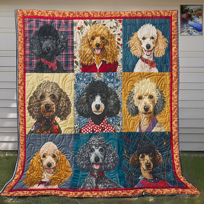 Vintage Poodle SR1008007CL Quilt