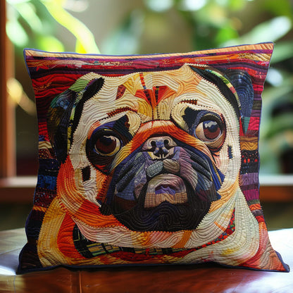 Warm Pugs WN2907093CL Quilt Pillow Case