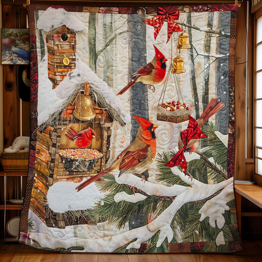 Warming Winter Cardinals WM2308007CL Quilt