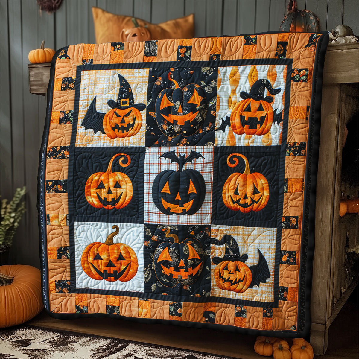 Weird Pumpkin SR2108028CL Quilt