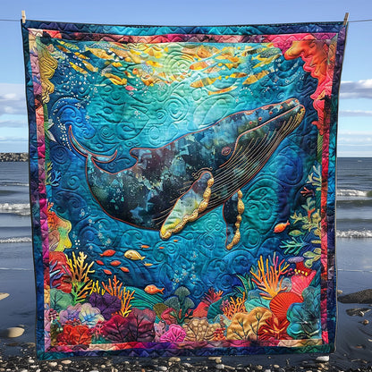 Whales' Celestial Waters WN1408023CL Quilt