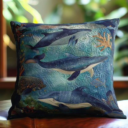 Whales' Horizon Quest WN1408008CL Quilt Pillow Case