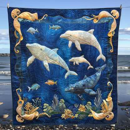 Whales' Realm WN1408001CL Quilt