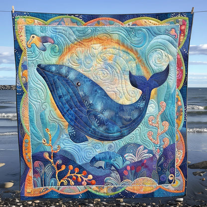 Whales' Serenity Cove WN1408022CL Quilt